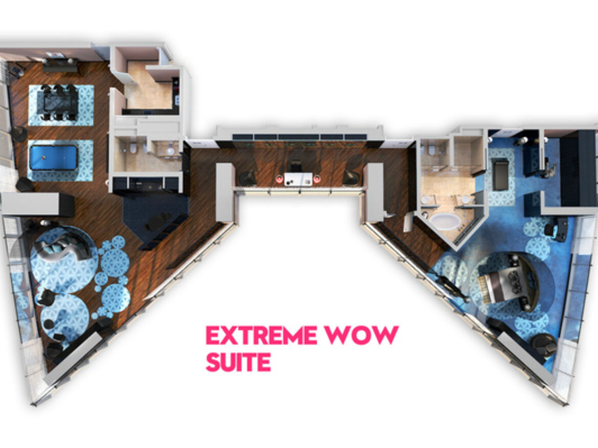Extreme WOW Suite - Grundriss