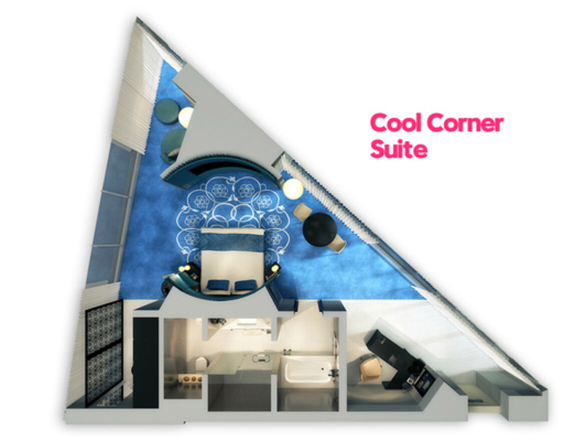Cool Corner Suite - Grundriss