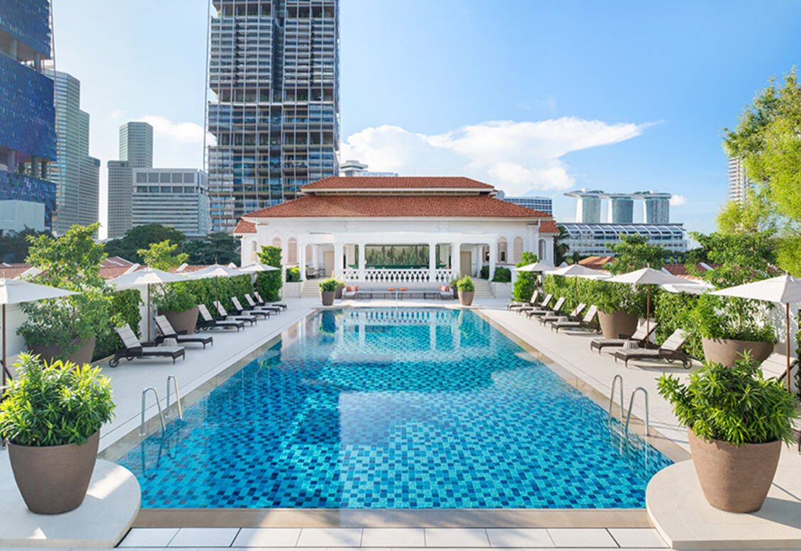 Raffles Singapur pool