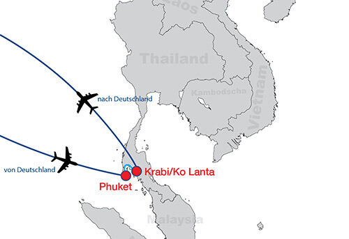 Phuket Krabi map